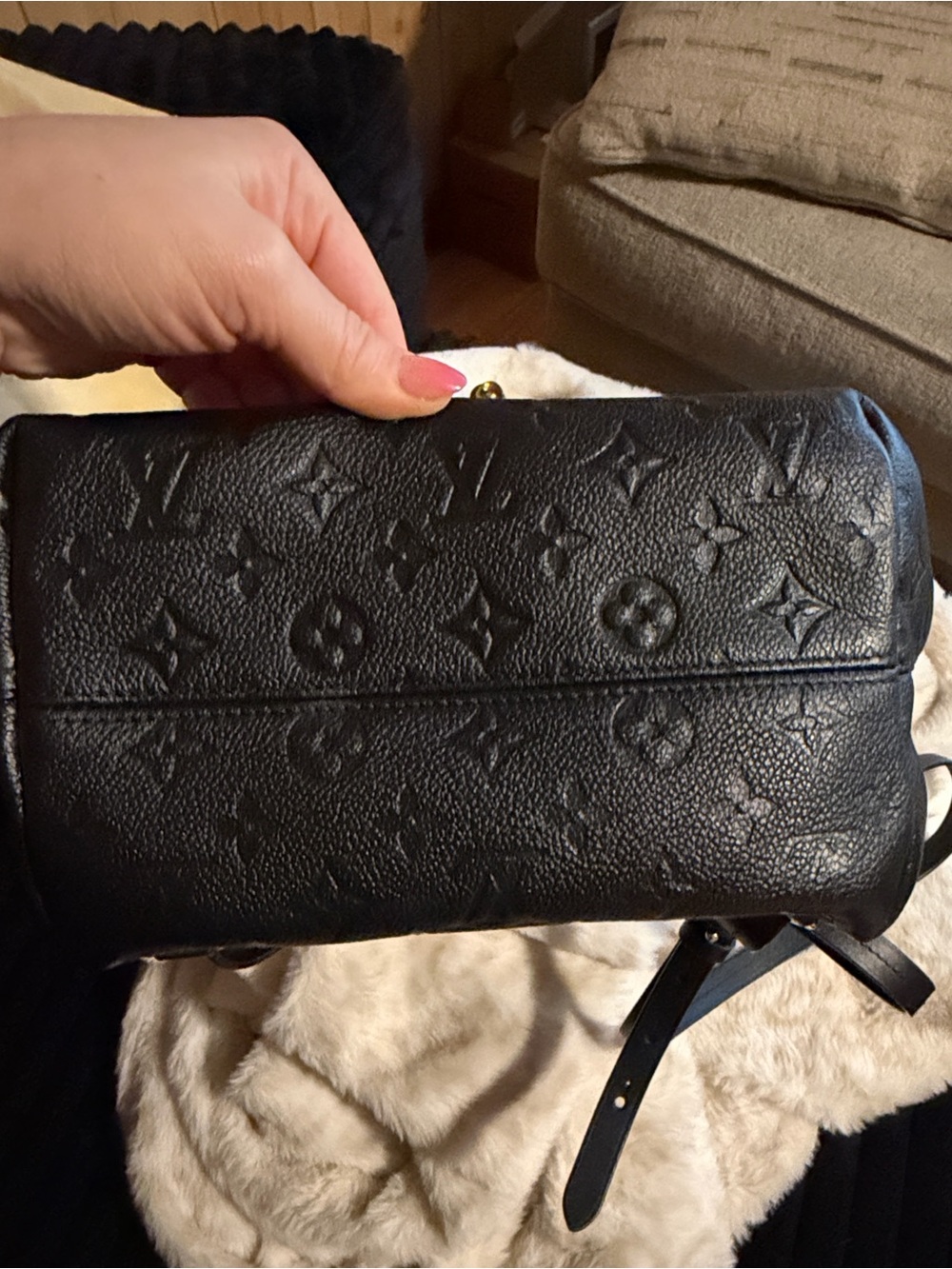 Louis Vuitton Monogram Empreinte Montsouris Backpack - Picture 7 of 14